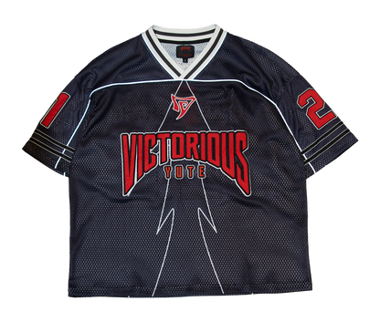 REFLECTIVE MESH JERSEY - BLACK