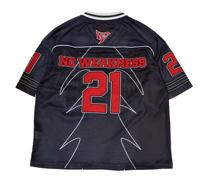 REFLECTIVE MESH JERSEY - BLACK