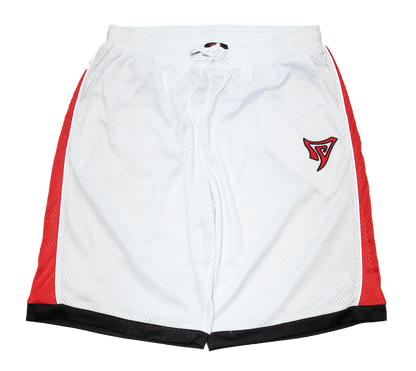 REFLECTIVE MESH SHORT - WHITE