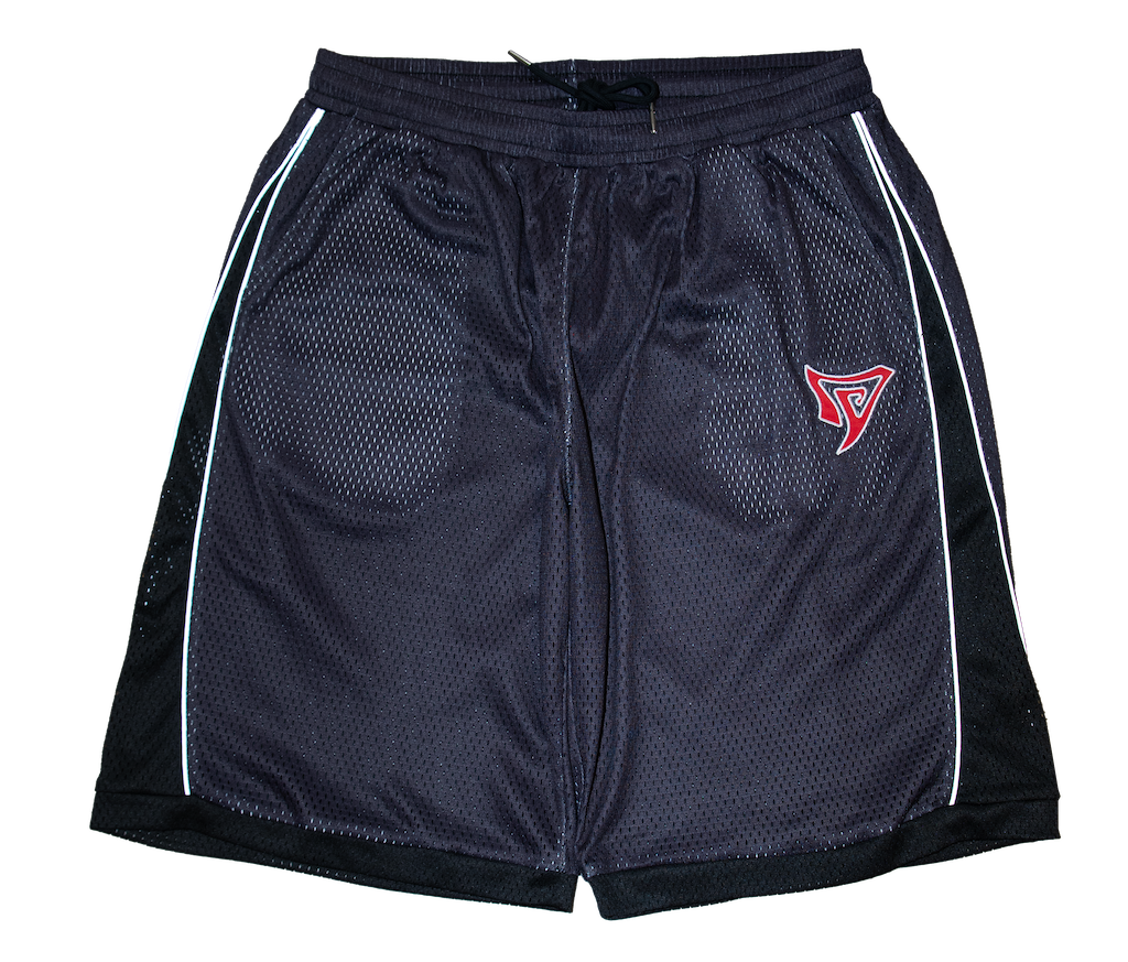 REFLECTIVE MESH SHORT - BLACK