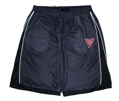 REFLECTIVE MESH SHORT - BLACK