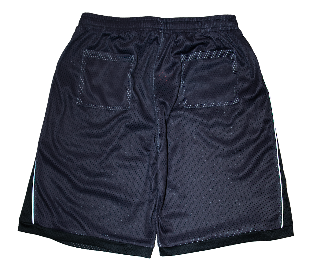 REFLECTIVE MESH SHORT - BLACK
