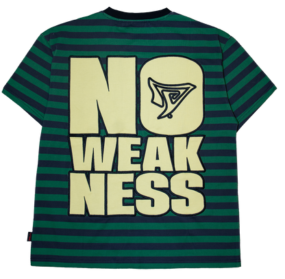 STRIPE TEE - MILITANT GREEN