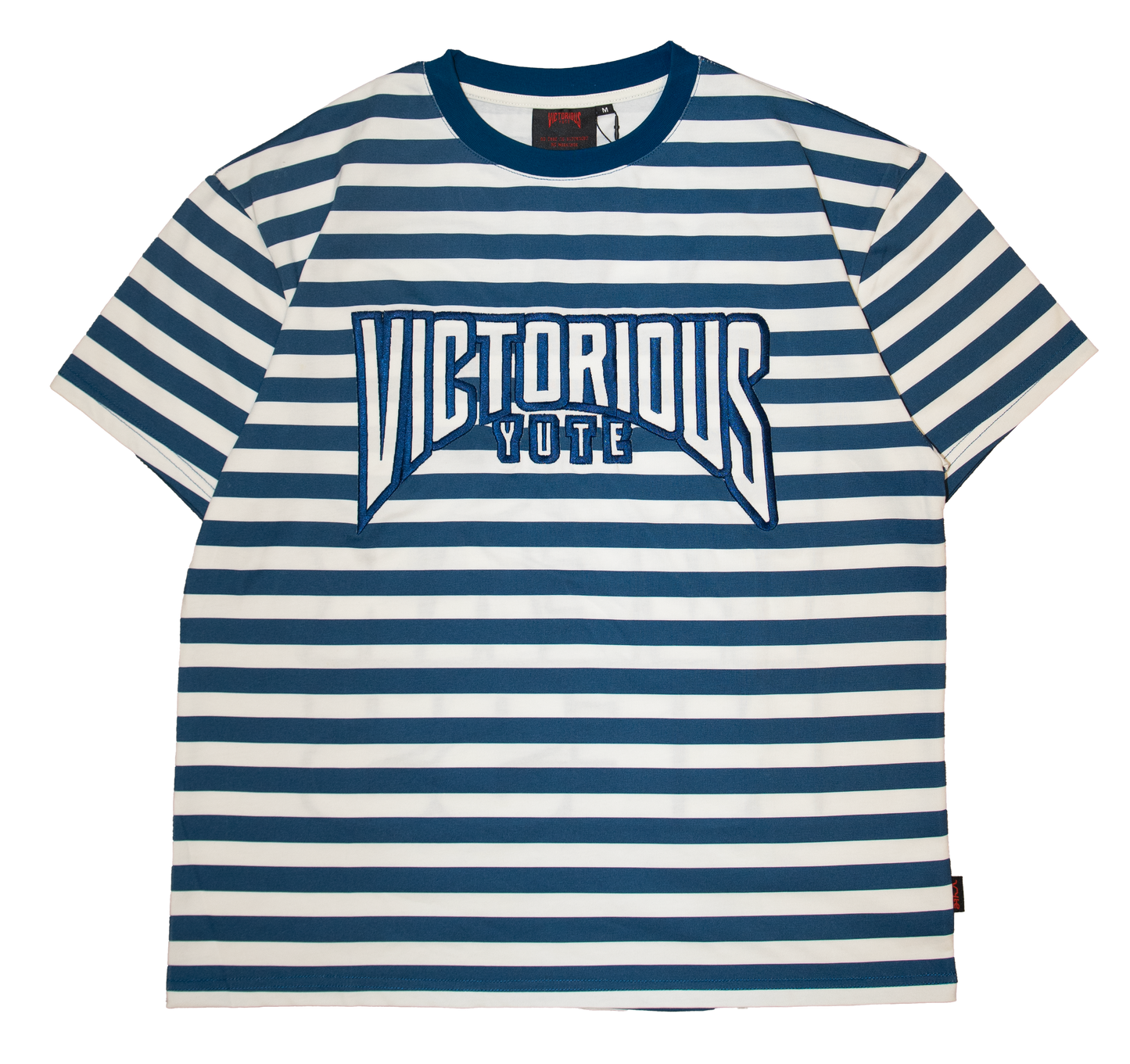 STRIPE TEE - SKY BLUE