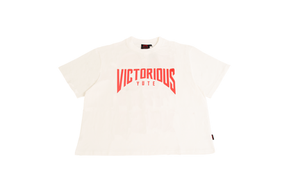 VY (VALENTINE SPECIAL )TEXT LOGO TEE  -WHITE-