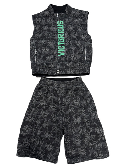 REVERSIBLE MILITARY VEST